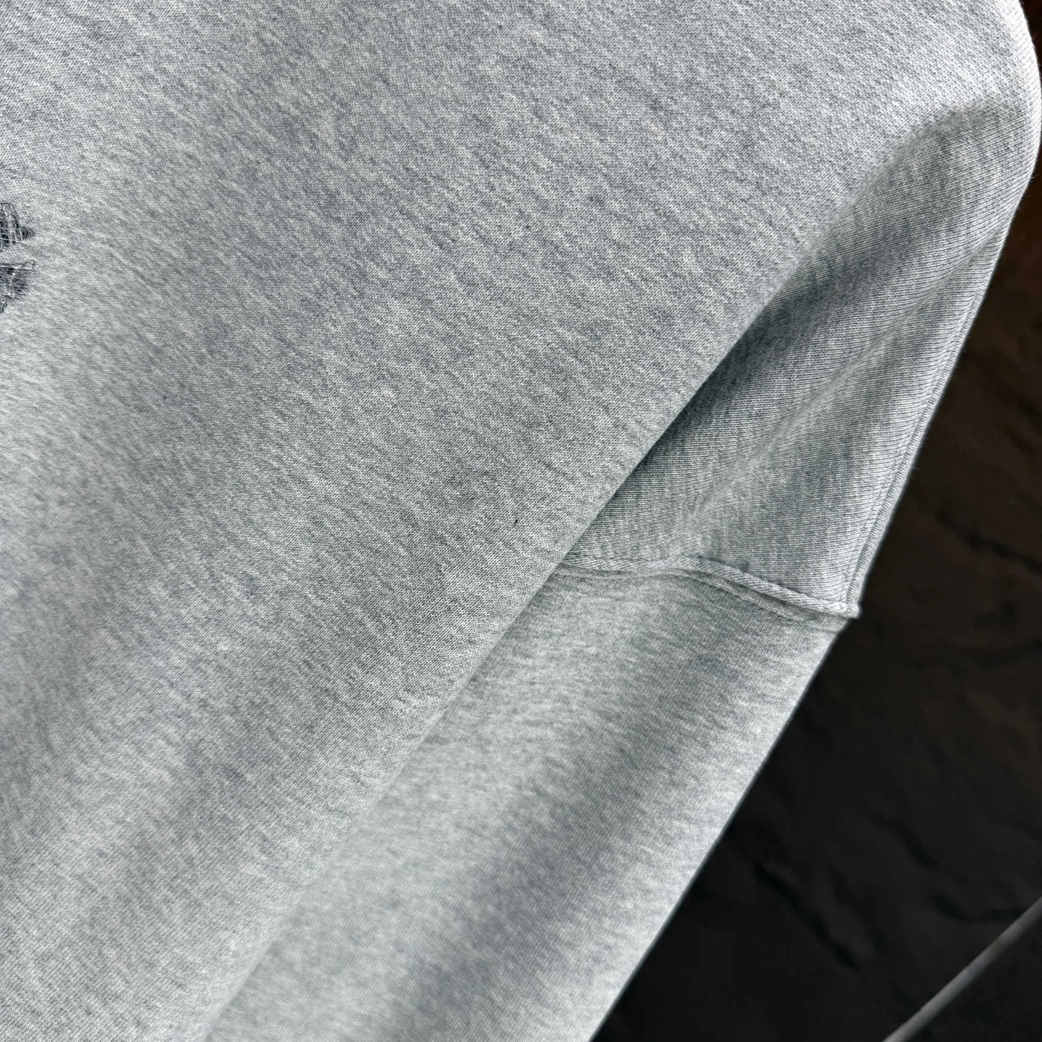 🅿️250 CH* Croixin* 2025 autumn and winter new round neck sweatshirt 400g terry cotton Sanskrit horseshoe logo flocking➕silver wire Color: Black White Gray Purple Size: S M L XL XX